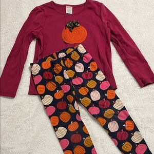 Gymboree Pumpkin Themed Kids Outfit